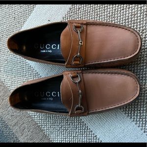 Gucci horse bit loafers